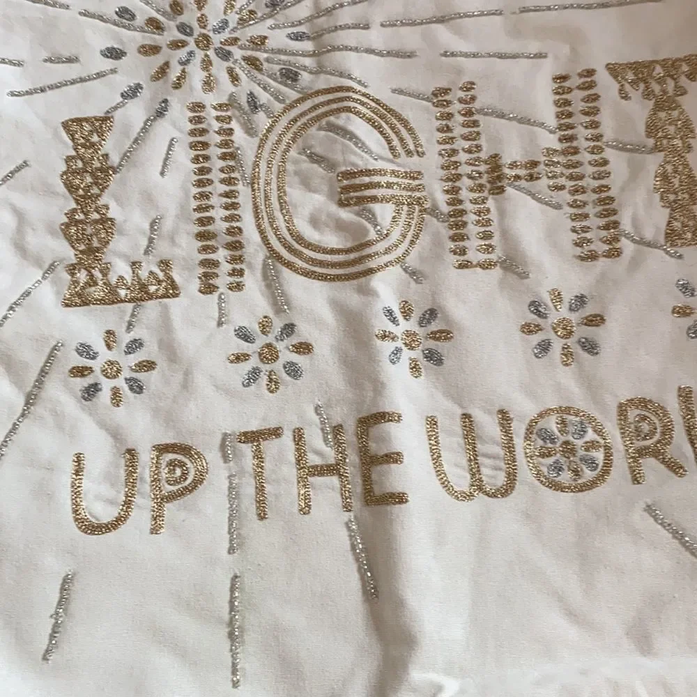 Pottery Barn Light Up The World Pillow Cover